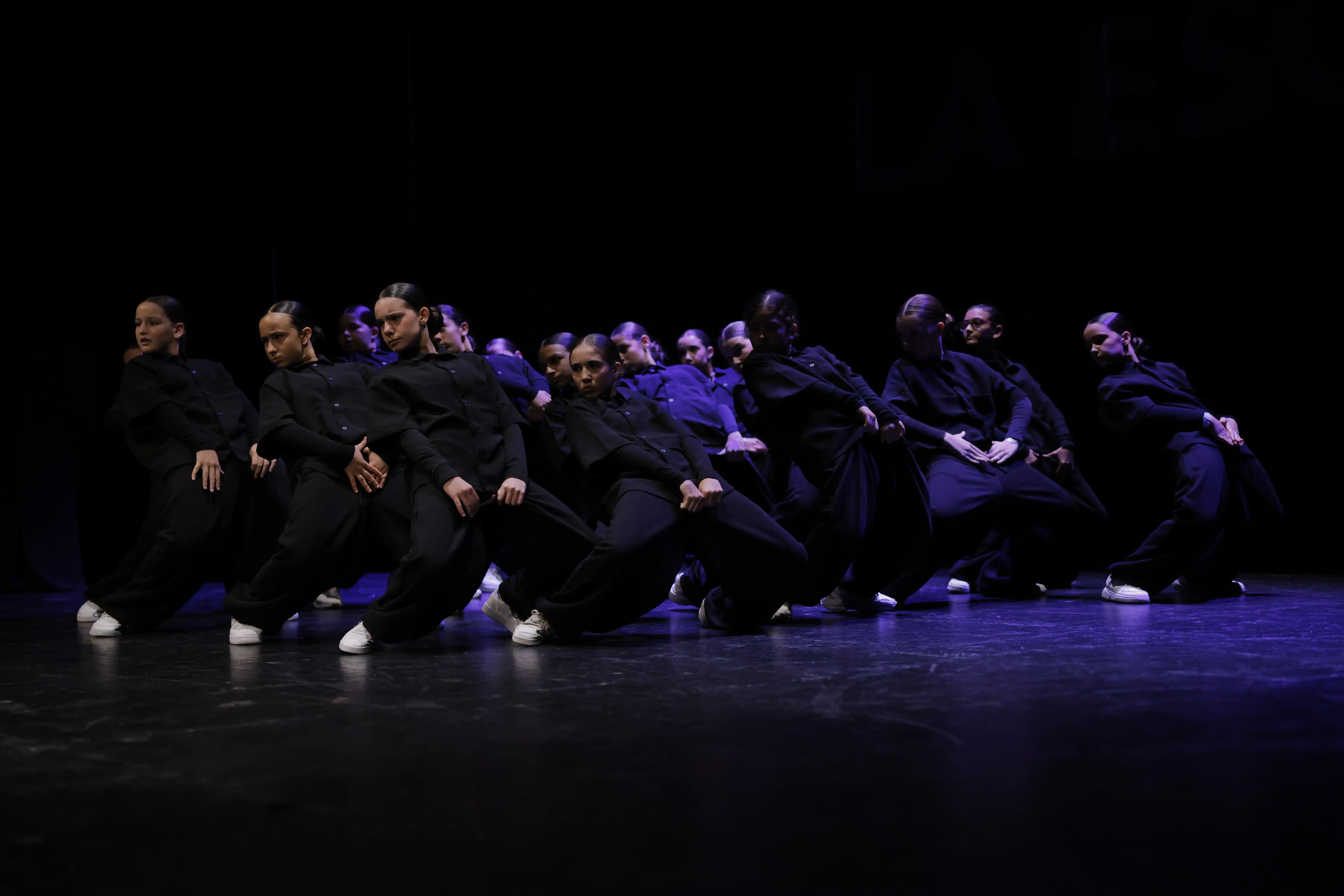 Aída Torres en una sesión de danza urbana